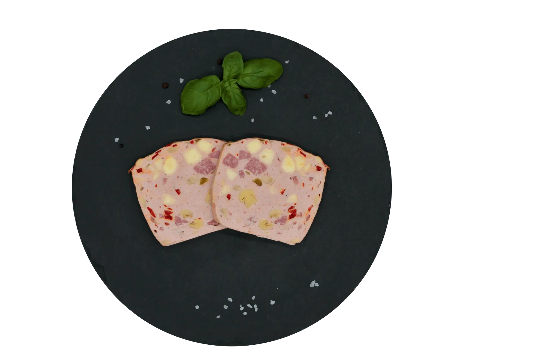 Scheibe Pizza-Leberkäse