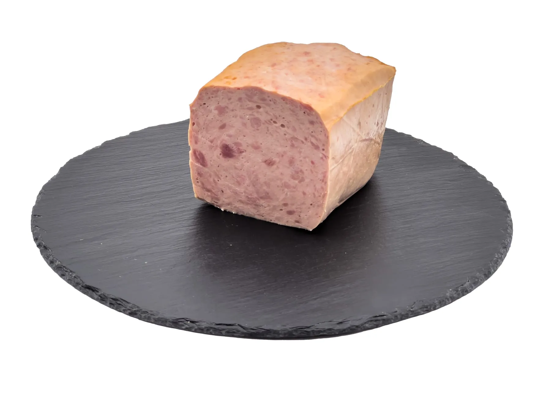 Leberkäse-Platte angerichtet